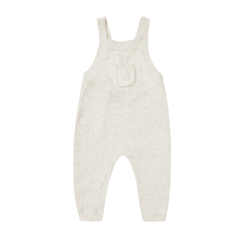 Quincy Mae Knit Overalls || Ivory