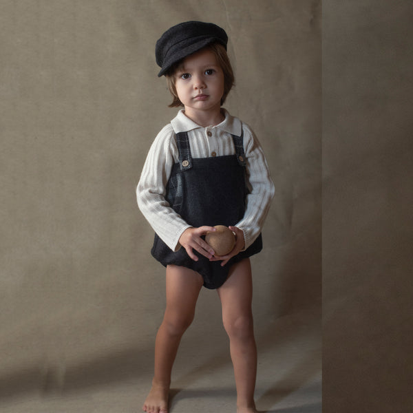 ロンパース・カバーオール popelin Woollen crossover romper suit ロンパース・カバーオール popelin Woollen crossover romper