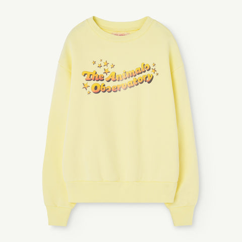 The Animals Observatory Bear Kids Sweatshirt Soft Yellow