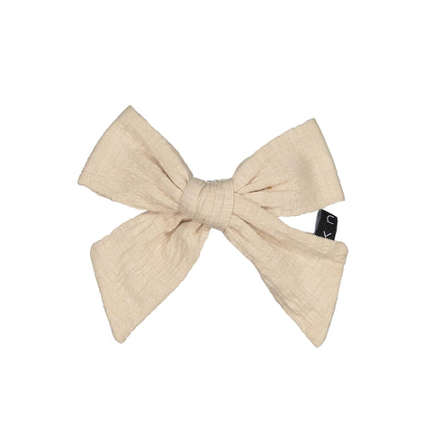 Knot Hairbands Vintage Tee Bow Clip // Tan