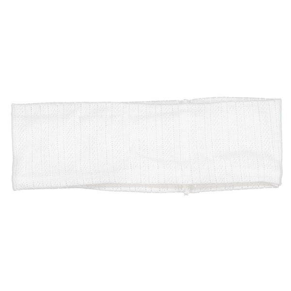 Knot Hairbands Pointelle Headwrap // White