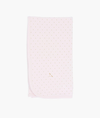 Livly Saturday Blanket pink/gold dots One Size