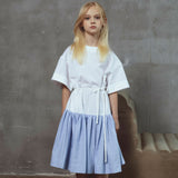 Unlabel Chloe Dress White/Blue