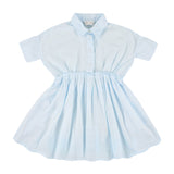 Morley XOE Long Girls Dress Delicate Bleu
