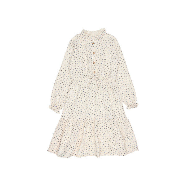 Buho Fall Maxi Dress Ivory