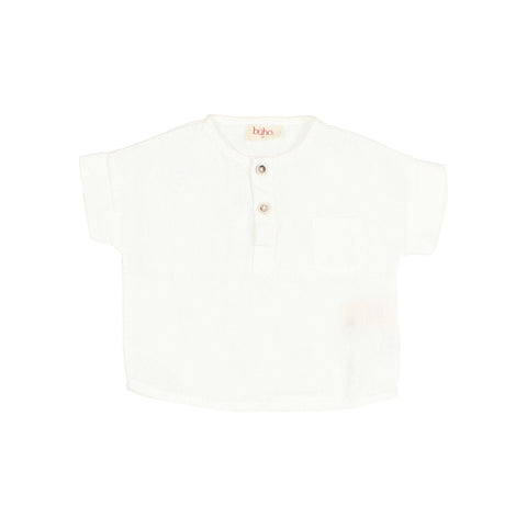 Buho BB Linen Shirt White SS26