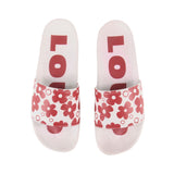 Loud Apparel Mela Sliders Loud Eyes Flower Aop