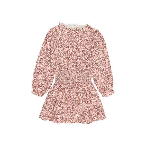 Buho Speckle Dress Burgundy