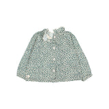 Buho BB Speckle Blouse Alpine Green