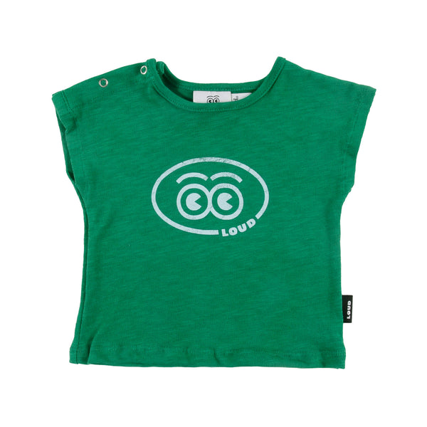 Loud Apparel Fontelina Baby T-Shirt Relaxed Fit Green