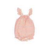 Buho BB Stripes Romper Coral
