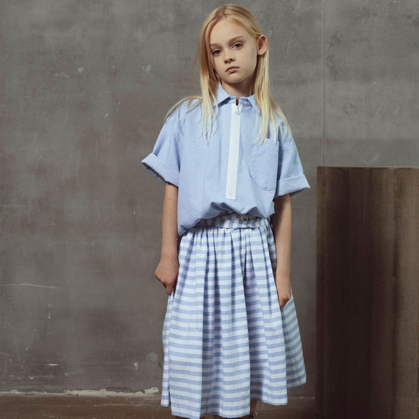 Unlabel Lois Shirt Blue Check