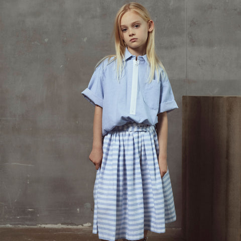 Unlabel Lois Shirt Blue Check