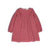 Buho Soft Velour Dress Blush
