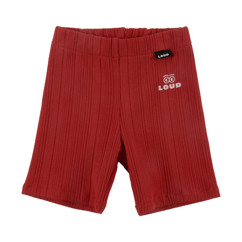 Loud Apparel Jovis Leggings Cyclist Style Red