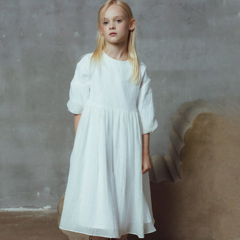 Unlabel Flo Dress Pearl White