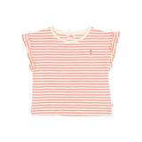 Buho Stripes Girly T-Shirt Coral