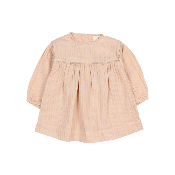 Buho BB Lurex Dress Rose