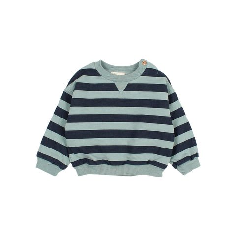 Buho BB Stripes Sweatshirt Alpine Green
