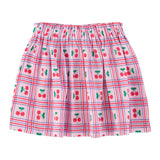 Piupiuchick Short Skirt Lilac W/ Cherries Allover