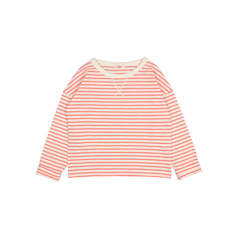 Buho Sailor Stripes T-Shirt Coral