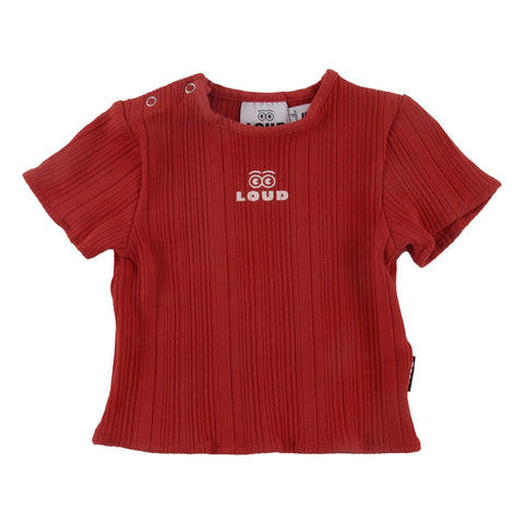 Loud Apparel Gusto Baby T-Shirt Regular Fit Red