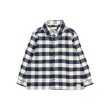 Buho Gingham Shirt Navy