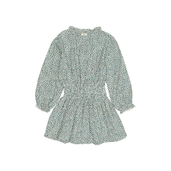 Buho Speckle Dress Alpine Green