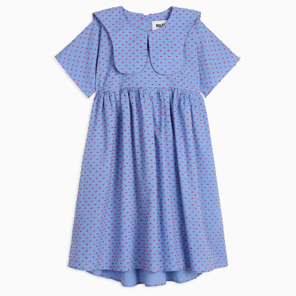 Wolf & Rita Girl Dress Silvia Woven Ruby Freckles
