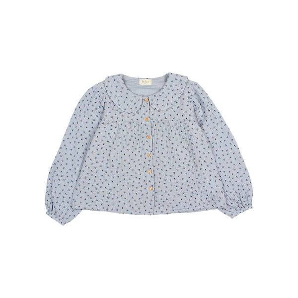 Buho Fall Blouse Soft Blue