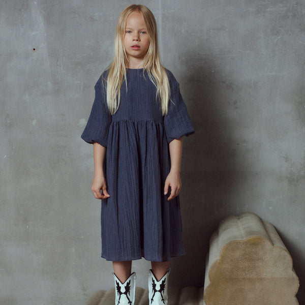 Unlabel Fleur Dress Grey Blue