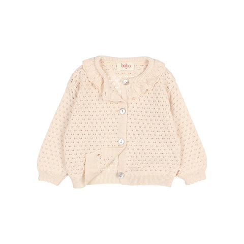 Buho BB Boho Cardigan Cream Pink