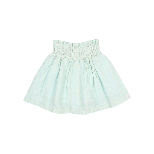 Buho Chic Lurex Skirt Aqua