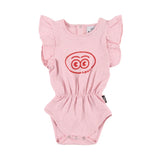 Loud Apparel Tragara Baby Girl Romper Orchid Pink