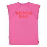 Piupiuchick T-Shirt Dress Fuchsia W/ Ice Cream Print