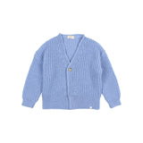 Buho Soft Knit Cardigan Soft Blue