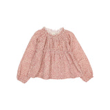 Buho Speckle Blouse Burgundy