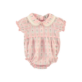 Bebe Organic Bella Romper Tulip Checks