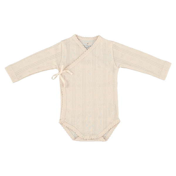 Bebe Organic Bebe Wrap Onesie Natural