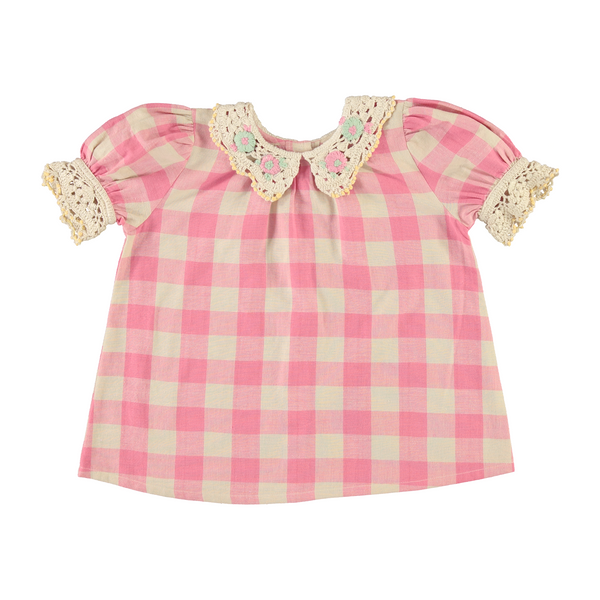 Bebe Organic Anais Special Blouse Bombom Check
