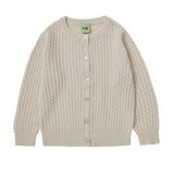 Fub Pointelle Cardigan Ecru AW24