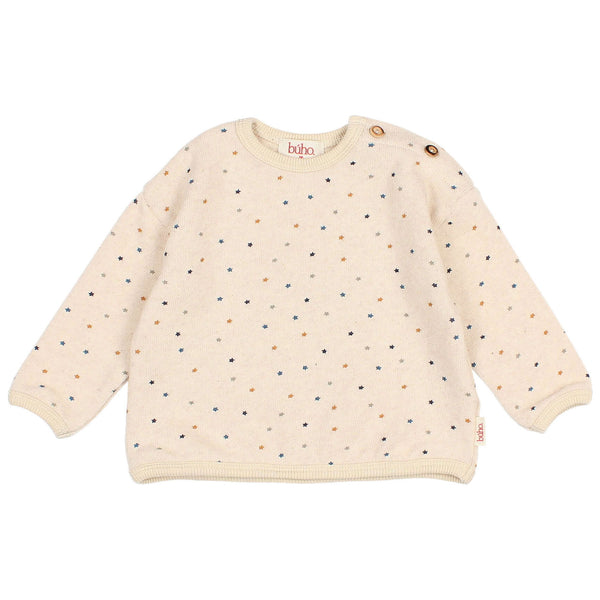 Buho BB Soft Stars Sweatshirt Natural