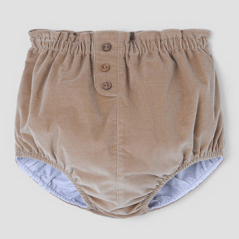 Popelin bloomer camel corduroy high-waist || 26.2