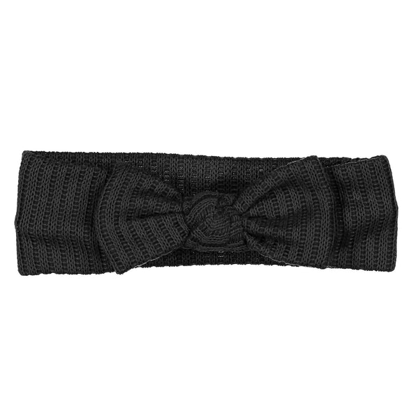 Knot Hairbands Sweater Headwrap // Black