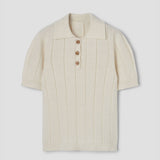 Popelin Off-White Polo Shirt