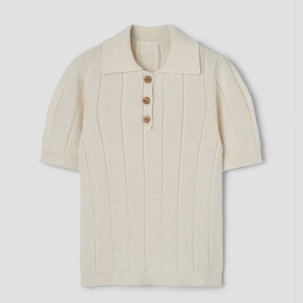 Popelin Off-White Polo Shirt