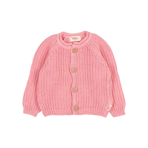 Buho BB Cotton Cardigan Sugar Pink