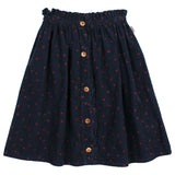 Buho Mini Cuore Skirt  Navy