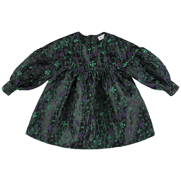 Morley Zeyneb Girls Long Sleeve Dress Green