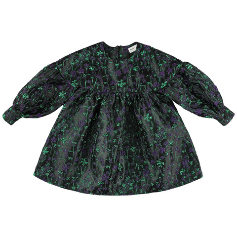 Morley Zeyneb Girls Long Sleeve Dress Green